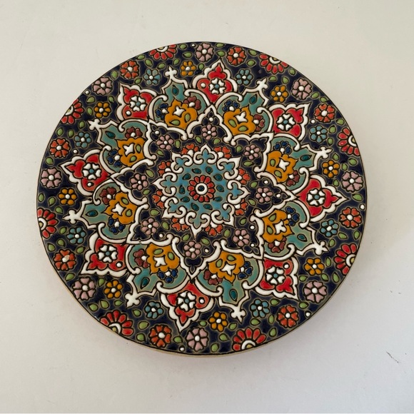 Persian Hand painted Decorative Plate - Picture 1 of 13